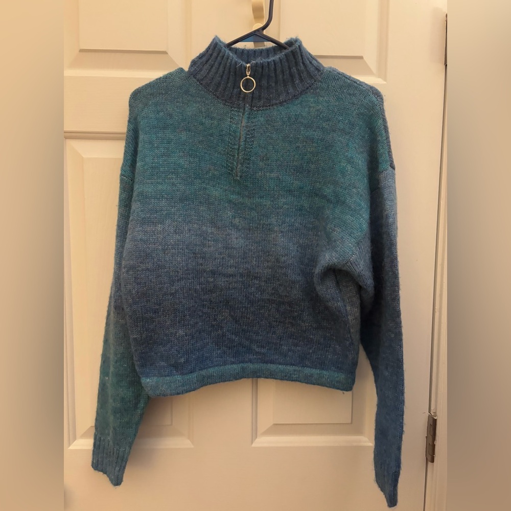 Belle Du Jour Teal Ombre Sweater